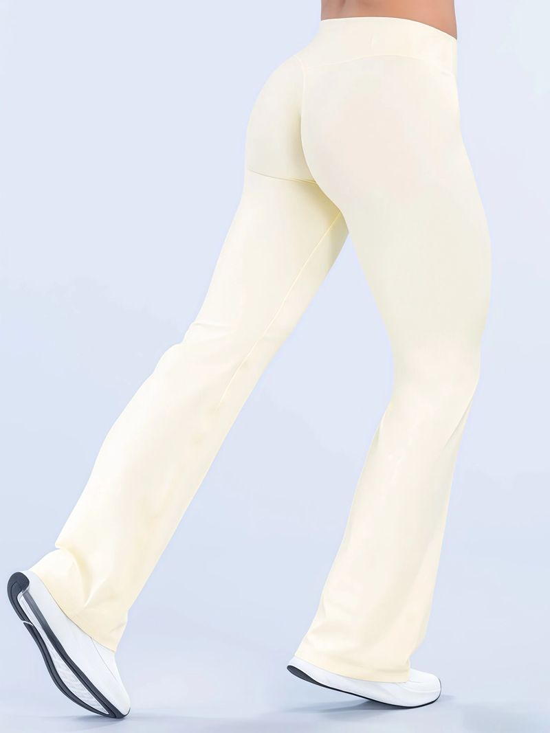 Pilates Yoga Leggings - HISTELLO Origin Flares Sports Fitness Flared