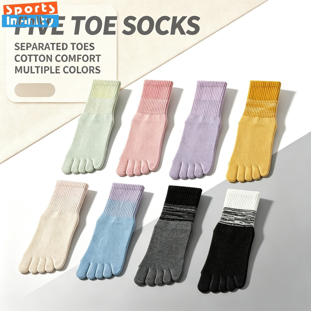 Pilates Yoga Grip Socks - Toe Yoga Socks for Women Anti