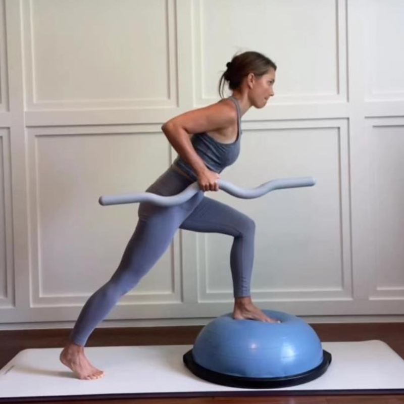 Pilates Yoga Body - Weighted Pilates Bar with Silicone Cover