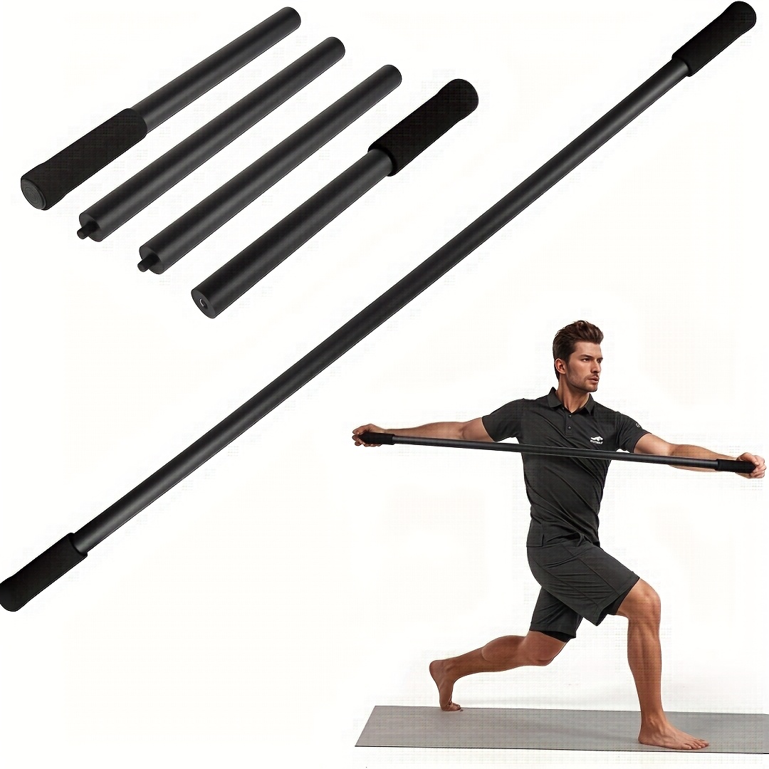 Pilates Yoga Barre - Detachable Yoga Stick Adjustable Length Pilates