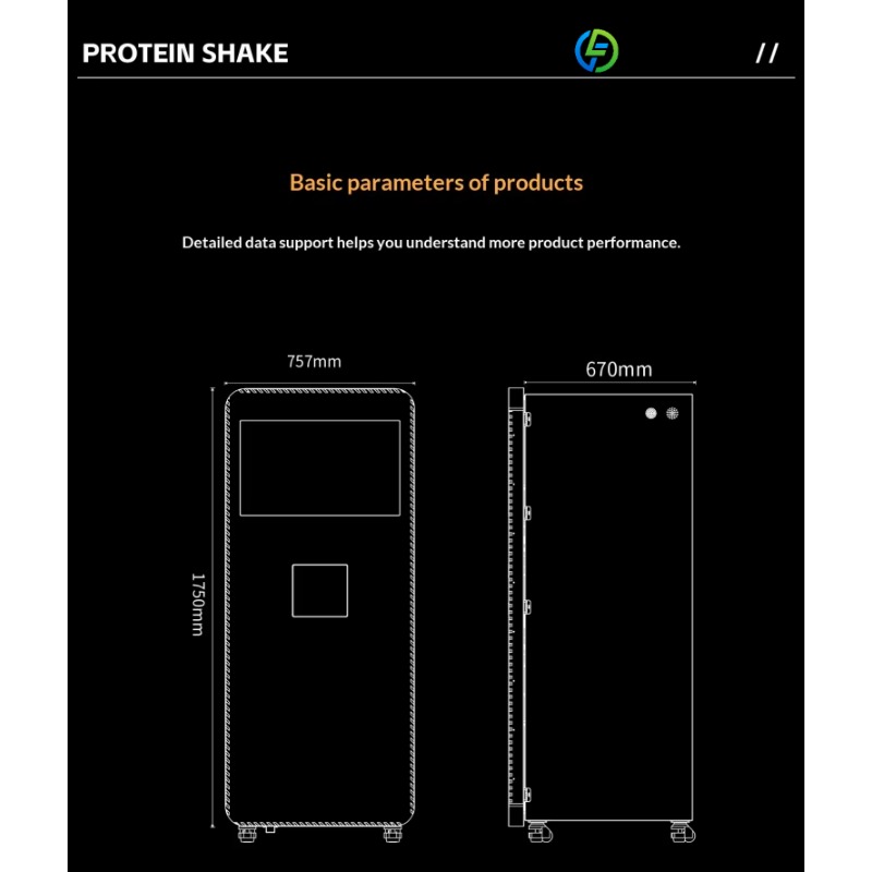 Protein Shake Vending Machine  - đánh giá và giá Pilates Yoga Room