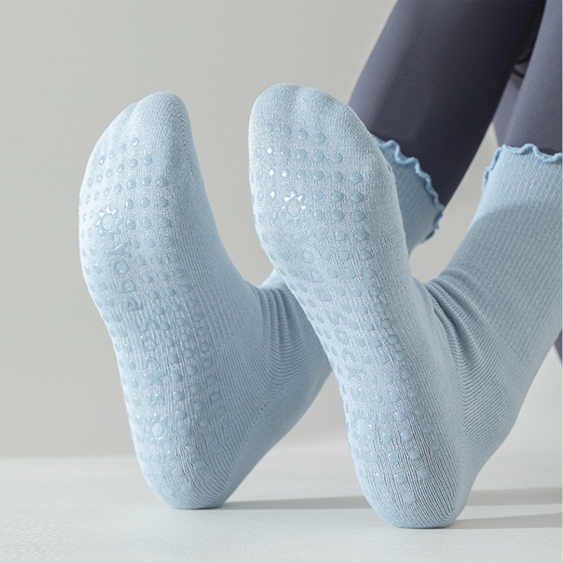 Solid color wave edge Women's  - đánh giá và giá Pilates Yoga Zumba