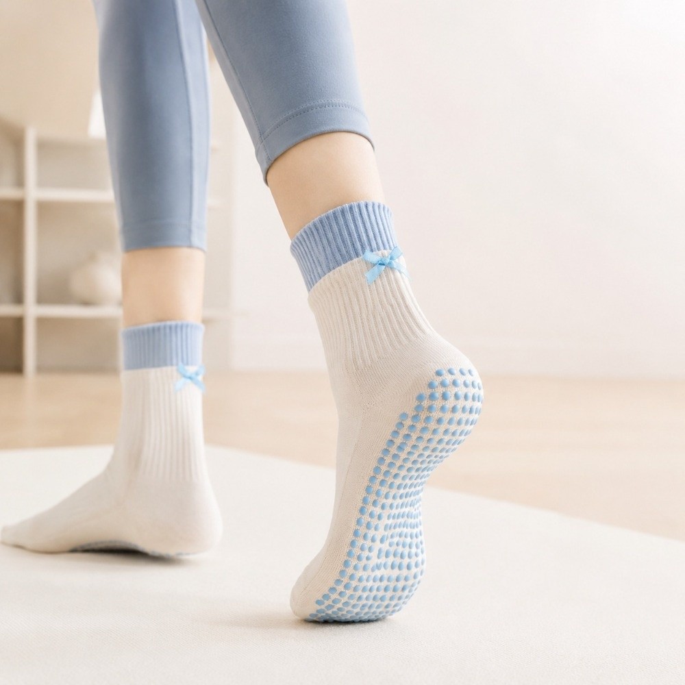 New Cotton Yoga Socks Non Slip - đánh giá và giá Pilates Yoga Barre