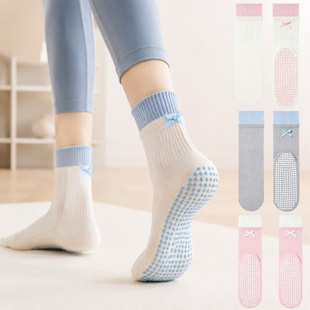 New Cotton Yoga Socks Non Slip - đánh giá và giá Pilates Yoga Barre