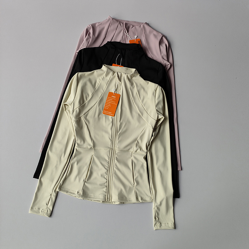 Women Sports Jacket Zip Fitnes - đánh giá và giá Pilates Yoga Jacket
