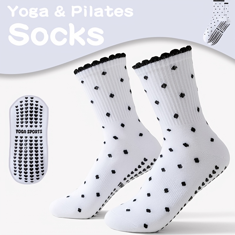 Women's White Black-Dot Non-Sl - đánh giá và giá Pilates Yoga Barre