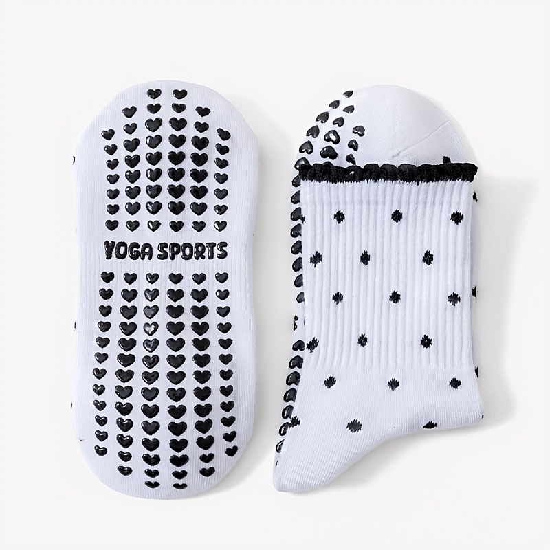 Women's White Black-Dot Non-Sl - đánh giá và giá Pilates Yoga Barre