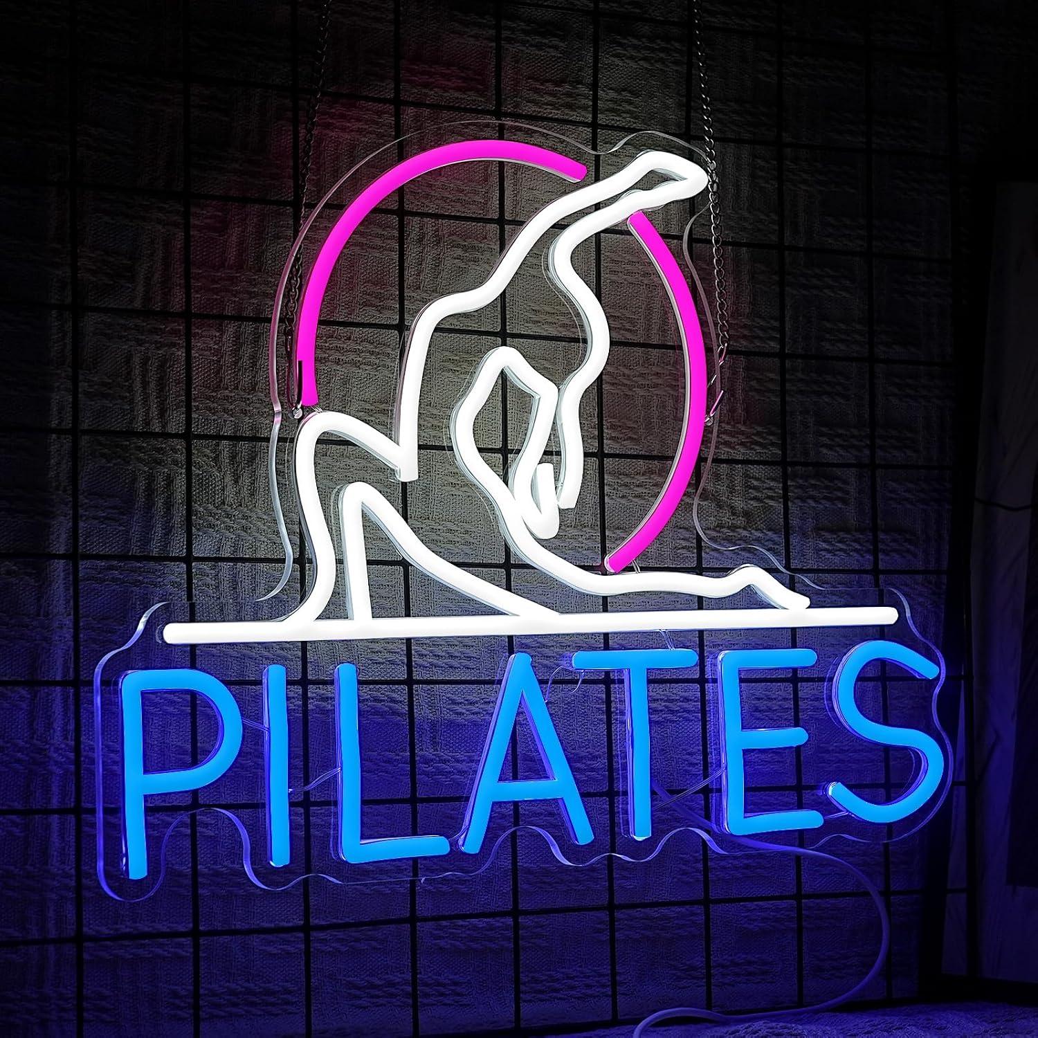 Yoga Pilates Neon Sign Dimmabl - đánh giá và giá Pilates Yoga Room