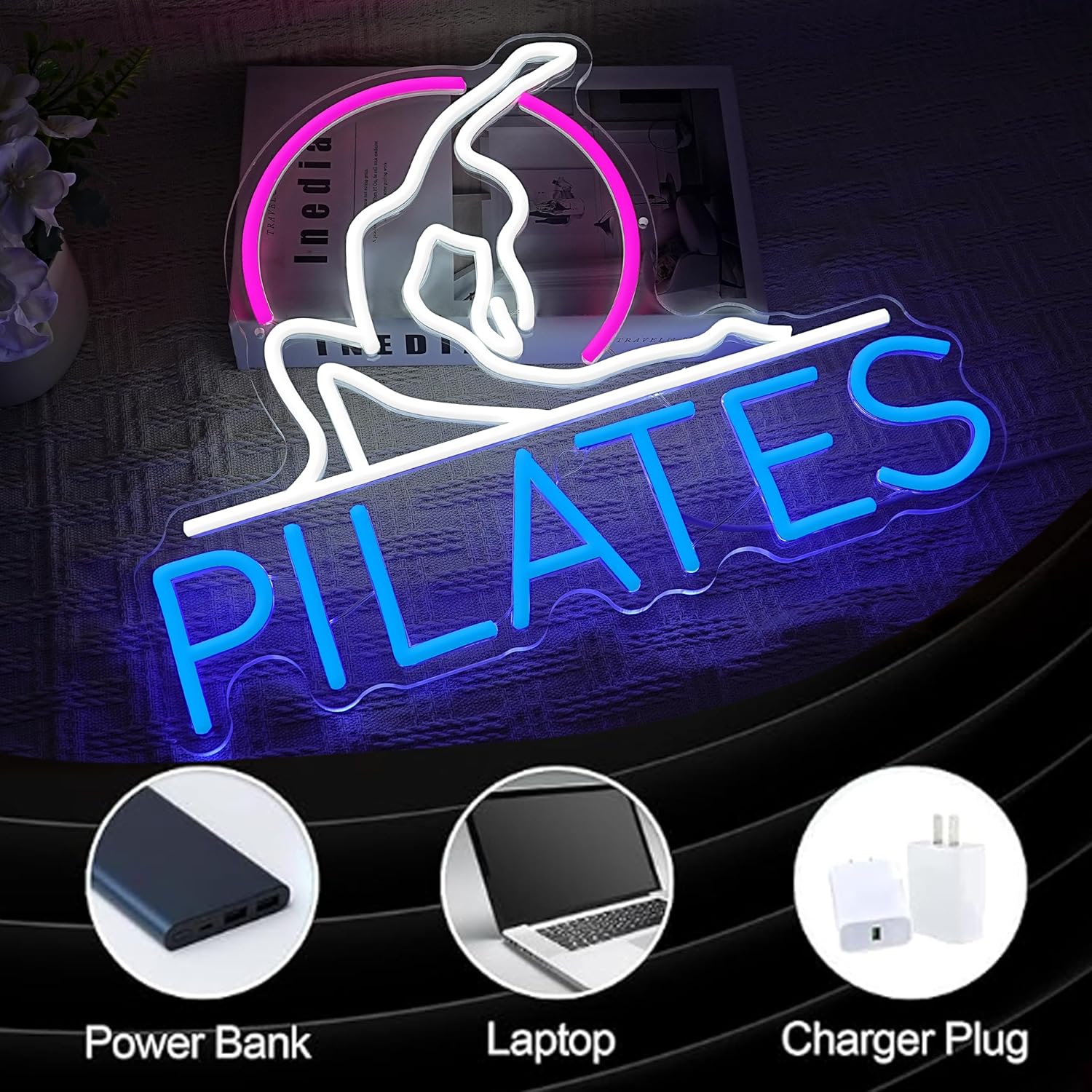 Pilates Neon Sign Yoga Studio  - đánh giá và giá Pilates Yoga Room