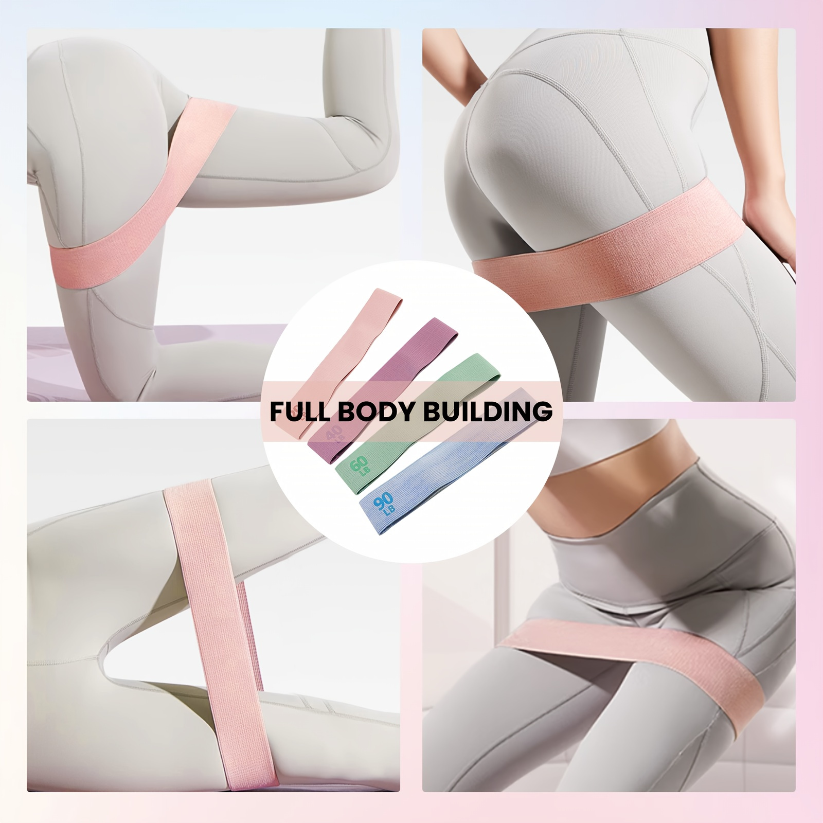 4PCS Resistance Band Combinati - đánh giá và giá Pilates And Yoga Combined