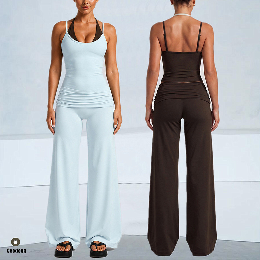 Pad Women Block Dot Halter Dou - đánh giá và giá Pilates Yoga Leggings