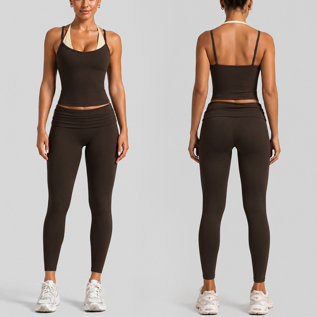 Pad Women Block Dot Halter Dou - đánh giá và giá Pilates Yoga Leggings