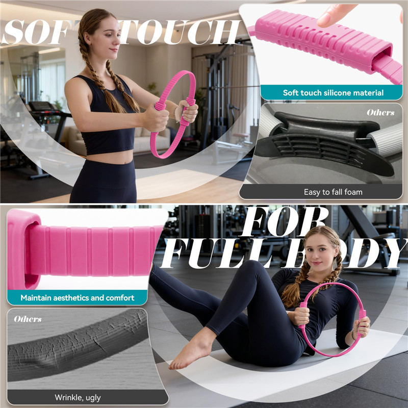 Eco-Friendly Double Handle Sil - đánh giá và giá Pilates Yoga Circle