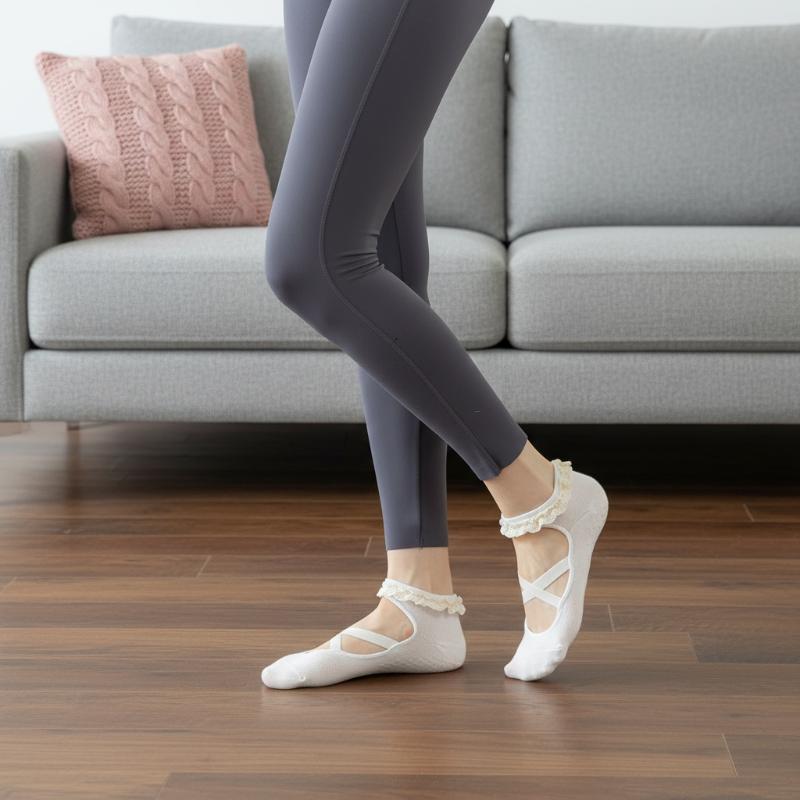 1Pairs Cute Lacework Pilates S - đánh giá và giá Pilates Yoga Origin