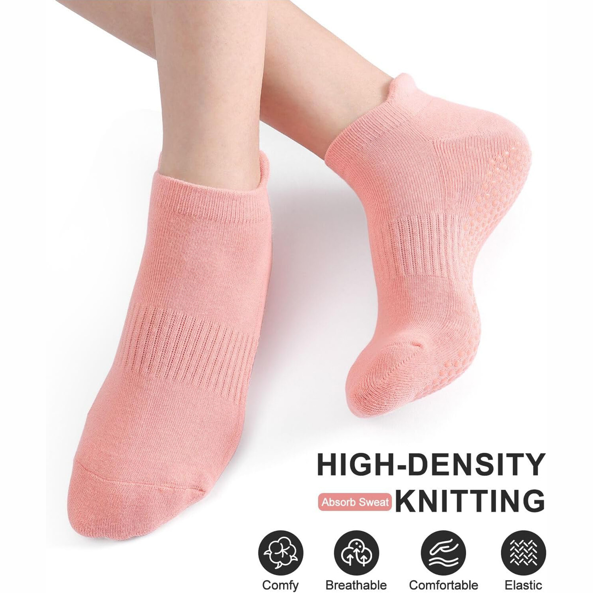 6 Pairs Yoga Socks for Women P - đánh giá và giá Pilates Yoga Grip Socks