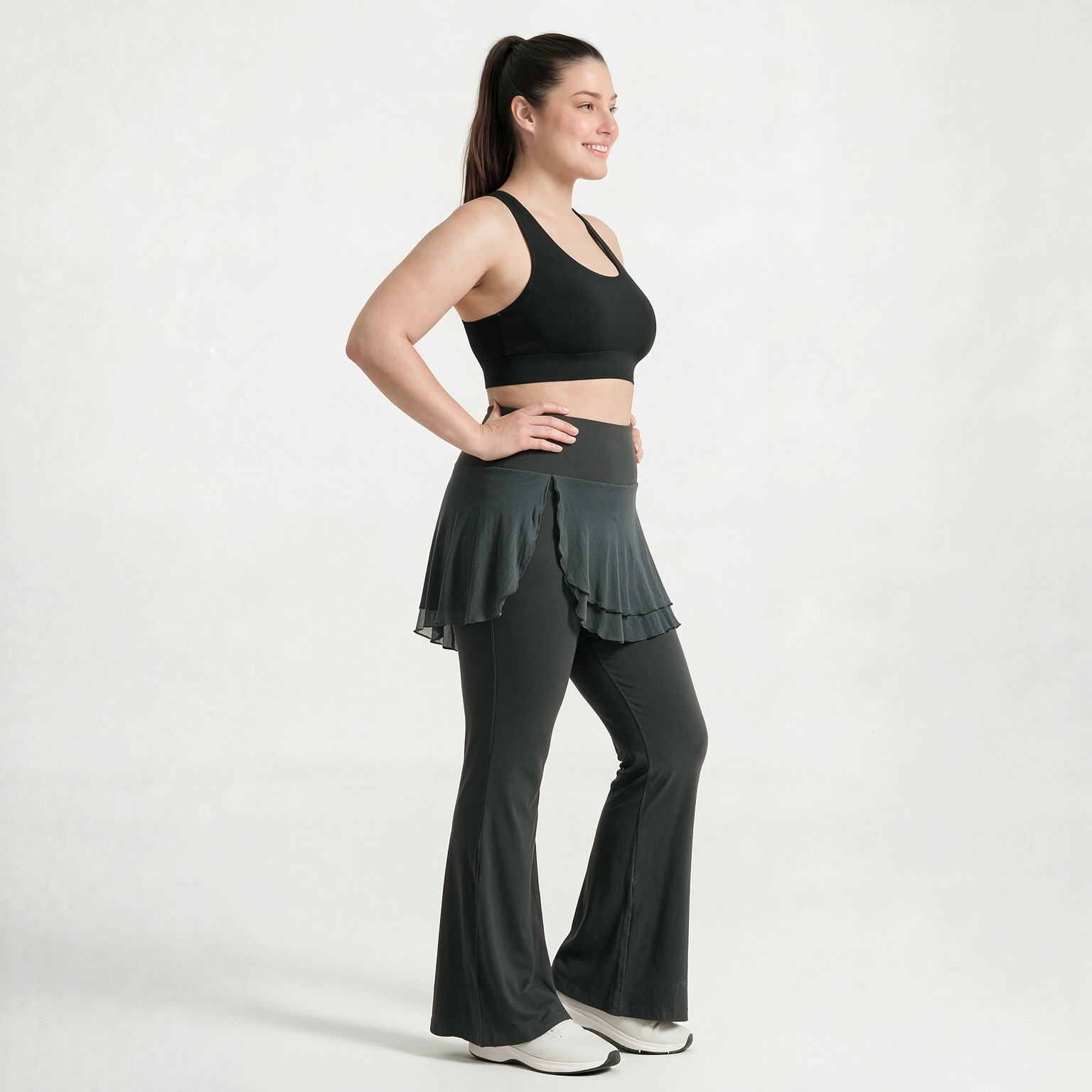 Plus Size Soft Motion Straight - đánh giá và giá Pilates Yoga Leggings