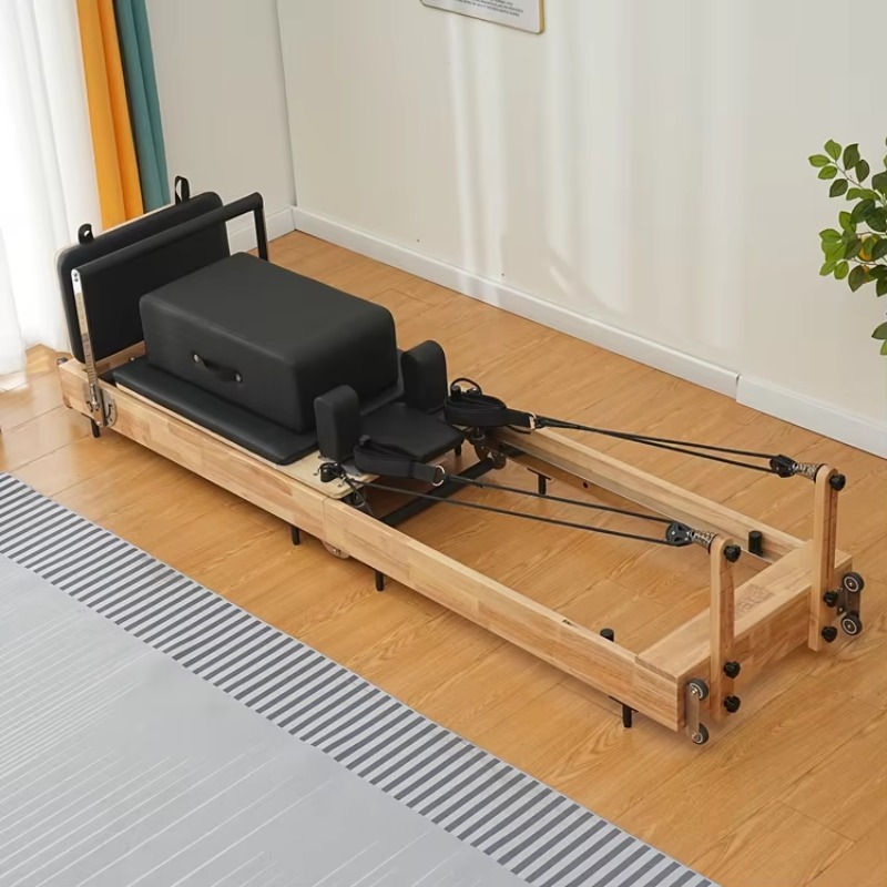 Wood Folding Pilates Reformer  - đánh giá và giá Pilates Yoga Room