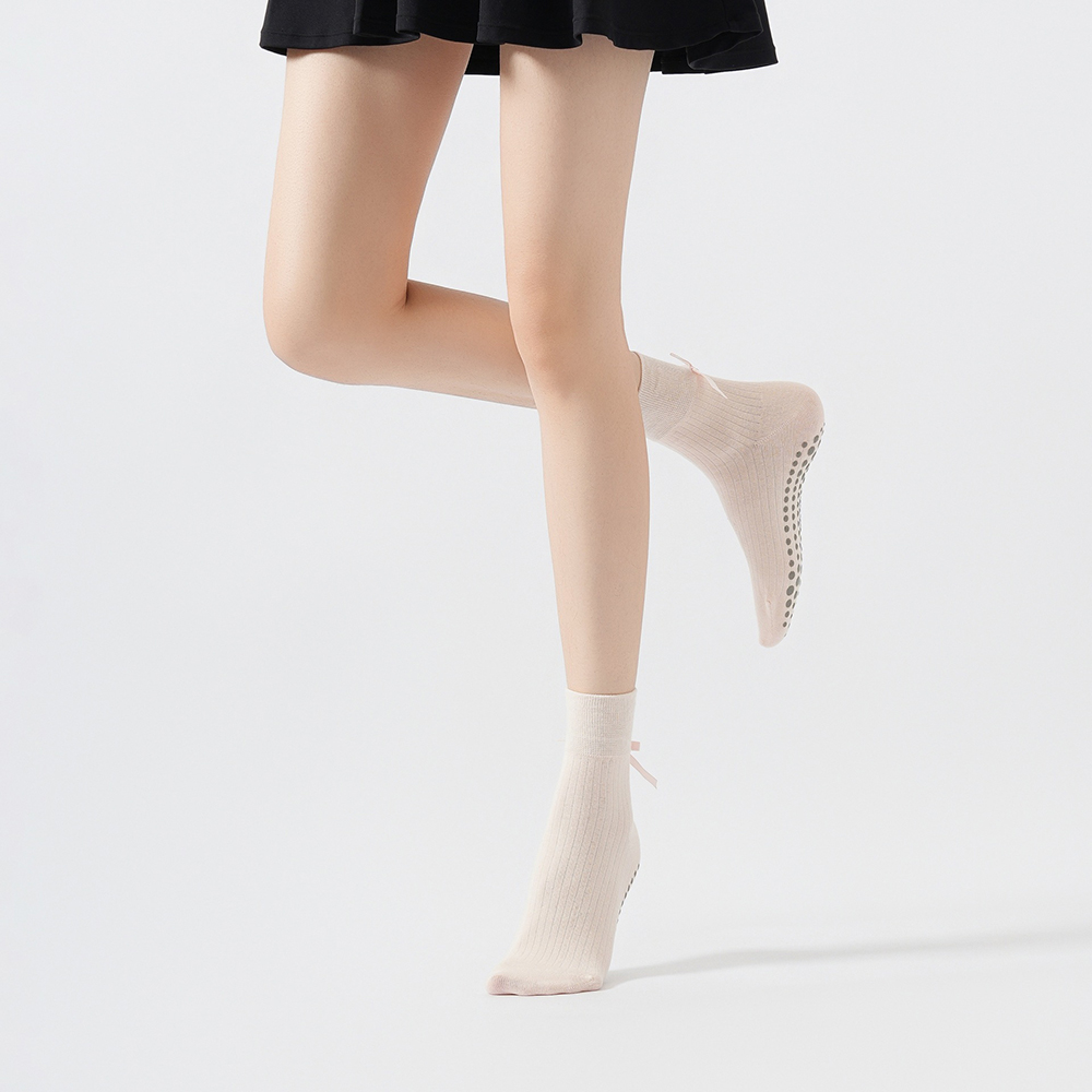 Cute Bowknot Yoga Socks Girls  - đánh giá và giá Pilates Yoga Origin